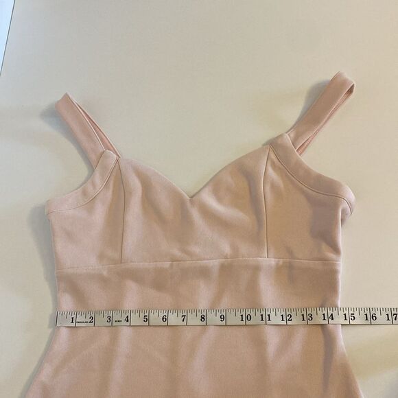 Guess Pastel Pink Bodycon Mini Dress Size Large - Picture 11 of 15